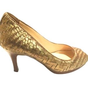 Cole Haan Nike Air Pumps Bronze Gold 7B